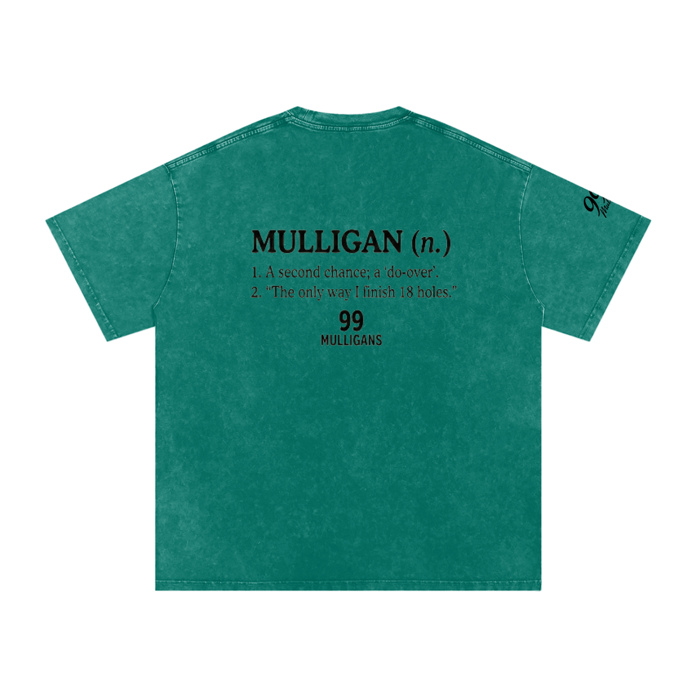 99 Mulligans Snow Washed Oversized T-Shirt