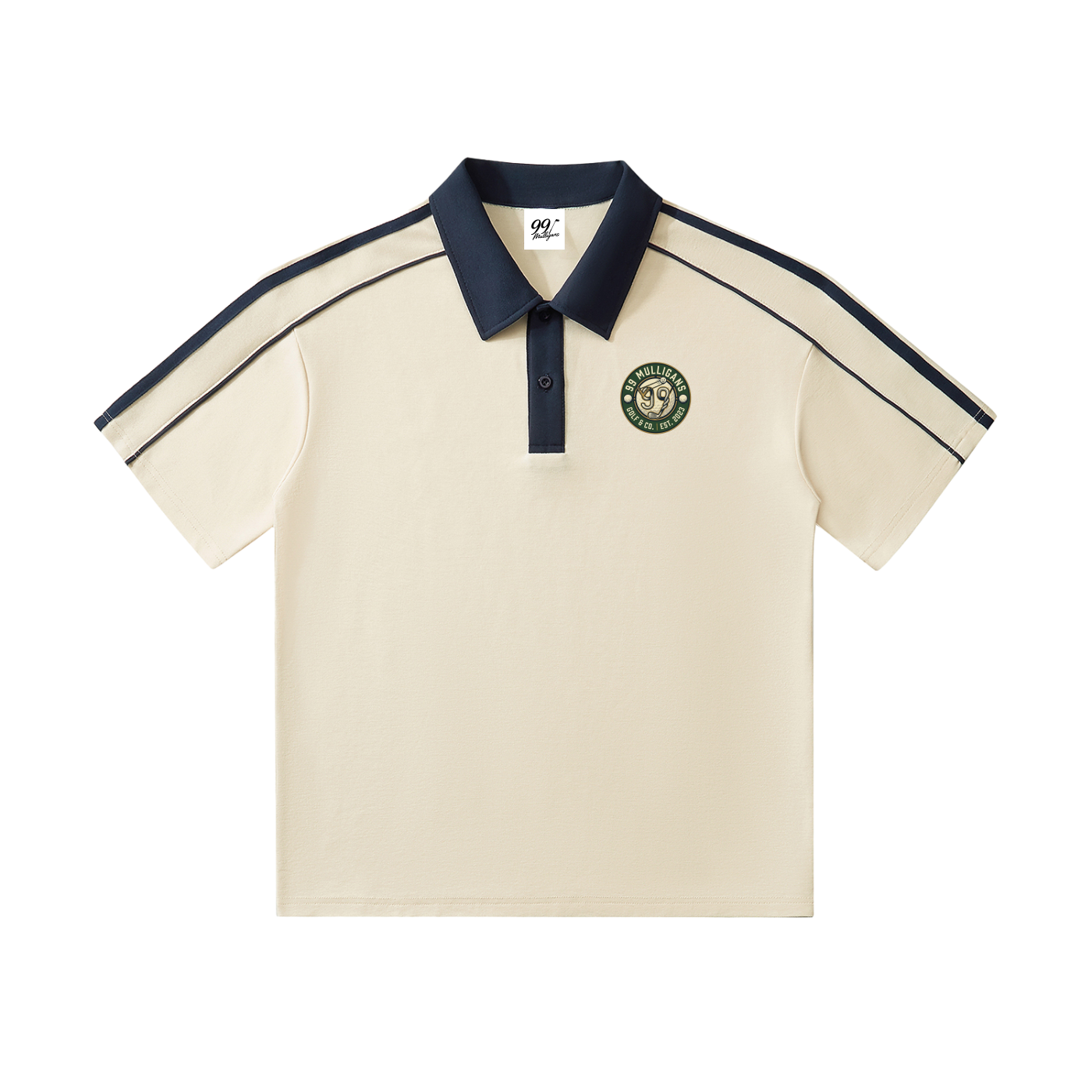 99 Mulligans Vintage Logo Casual Polo