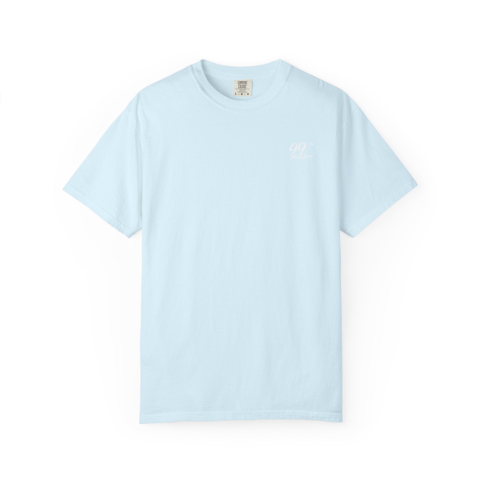 99 Mulligans T-Shirt — Vintage Crest Logo Tee