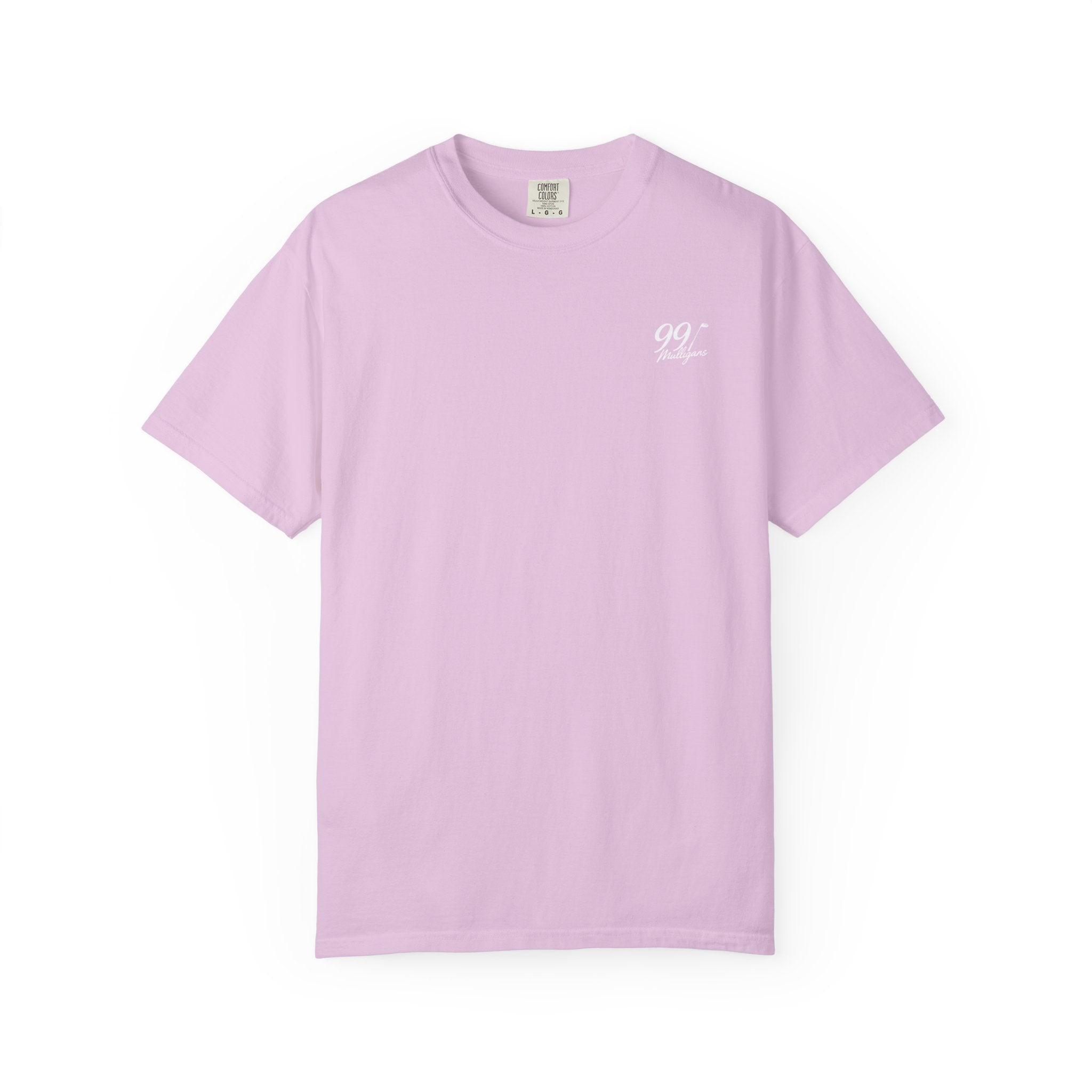 99 Mulligans T-Shirt — Vintage Crest Logo Tee