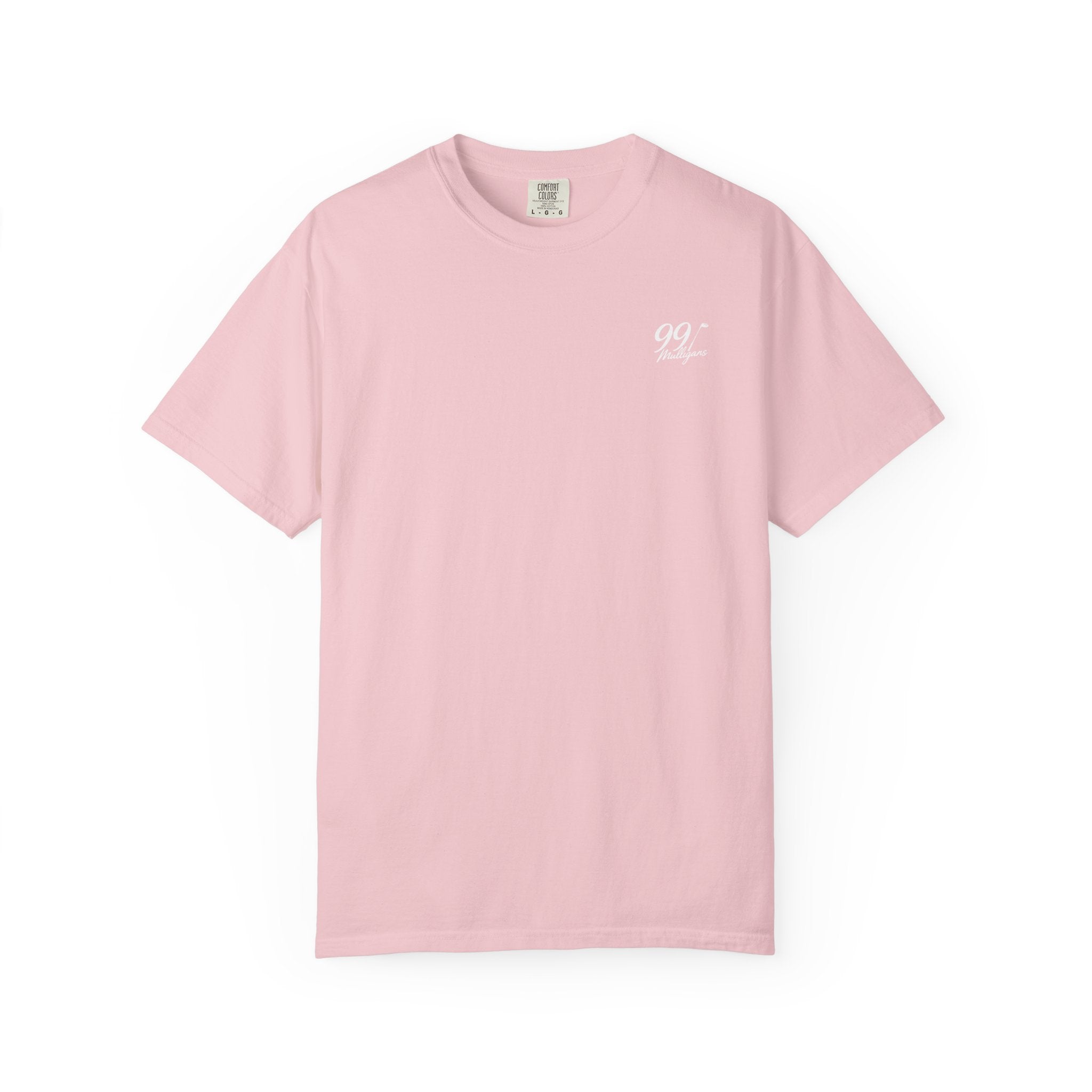 99 Mulligans T-Shirt — Vintage Crest Logo Tee