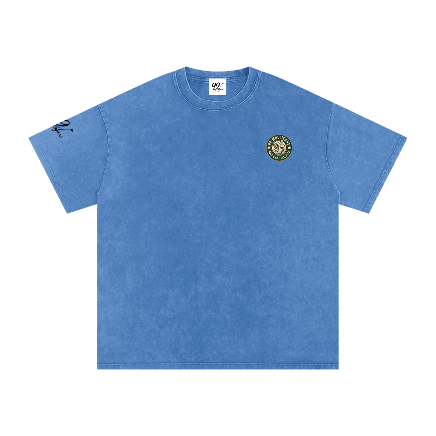 99 Mulligans Snow Washed Oversized T-Shirt