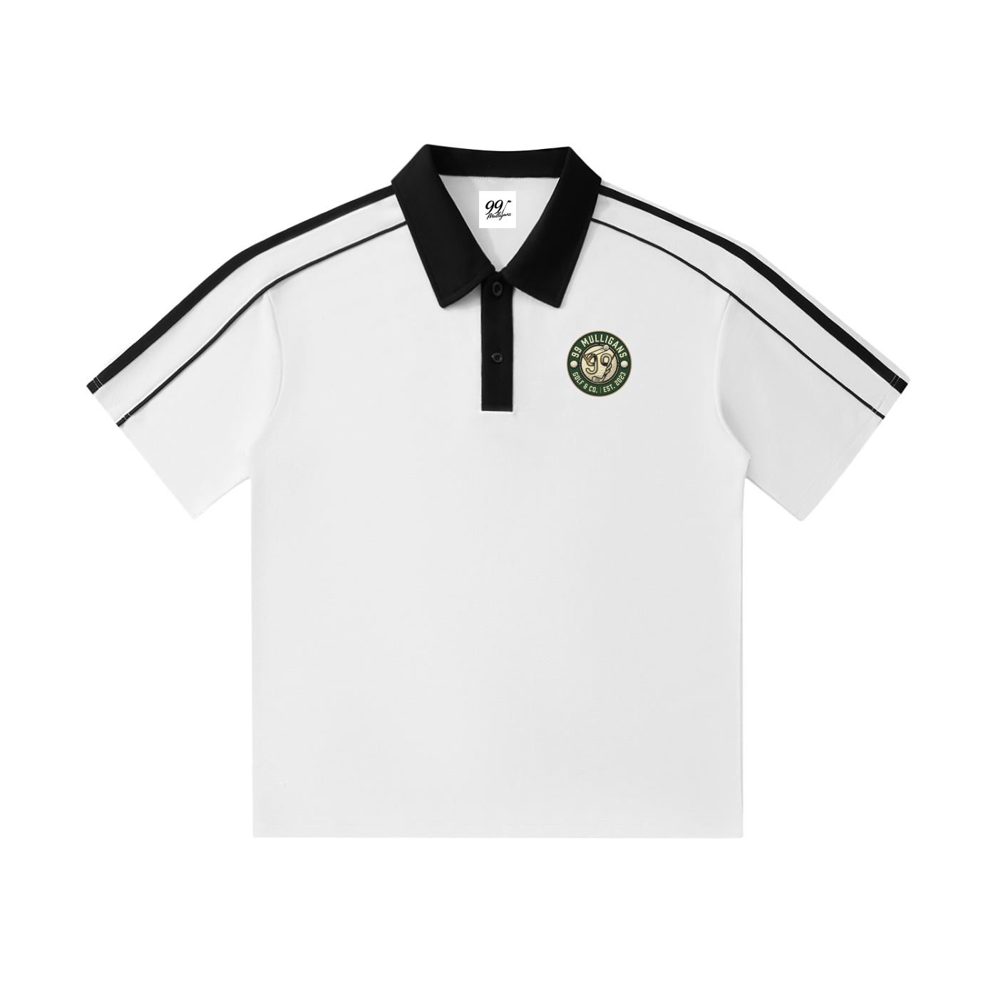 99 Mulligans Vintage Logo Casual Polo