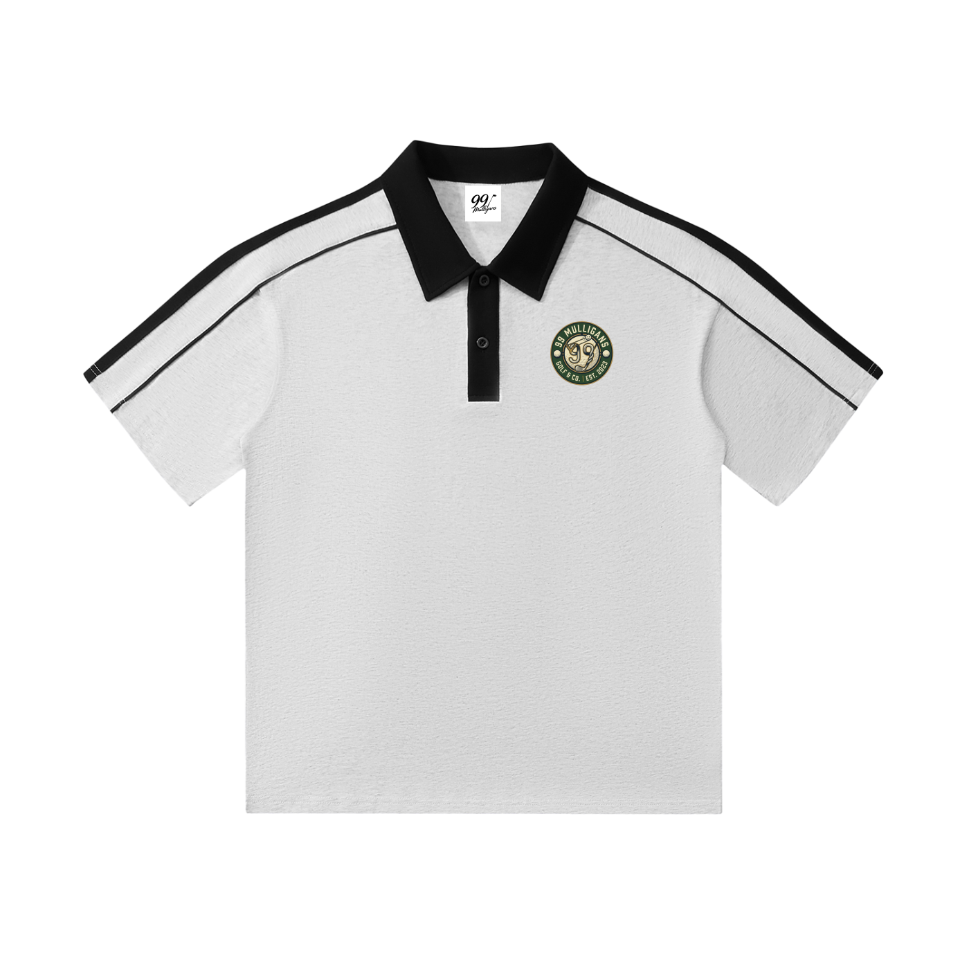 99 Mulligans Vintage Logo Casual Polo