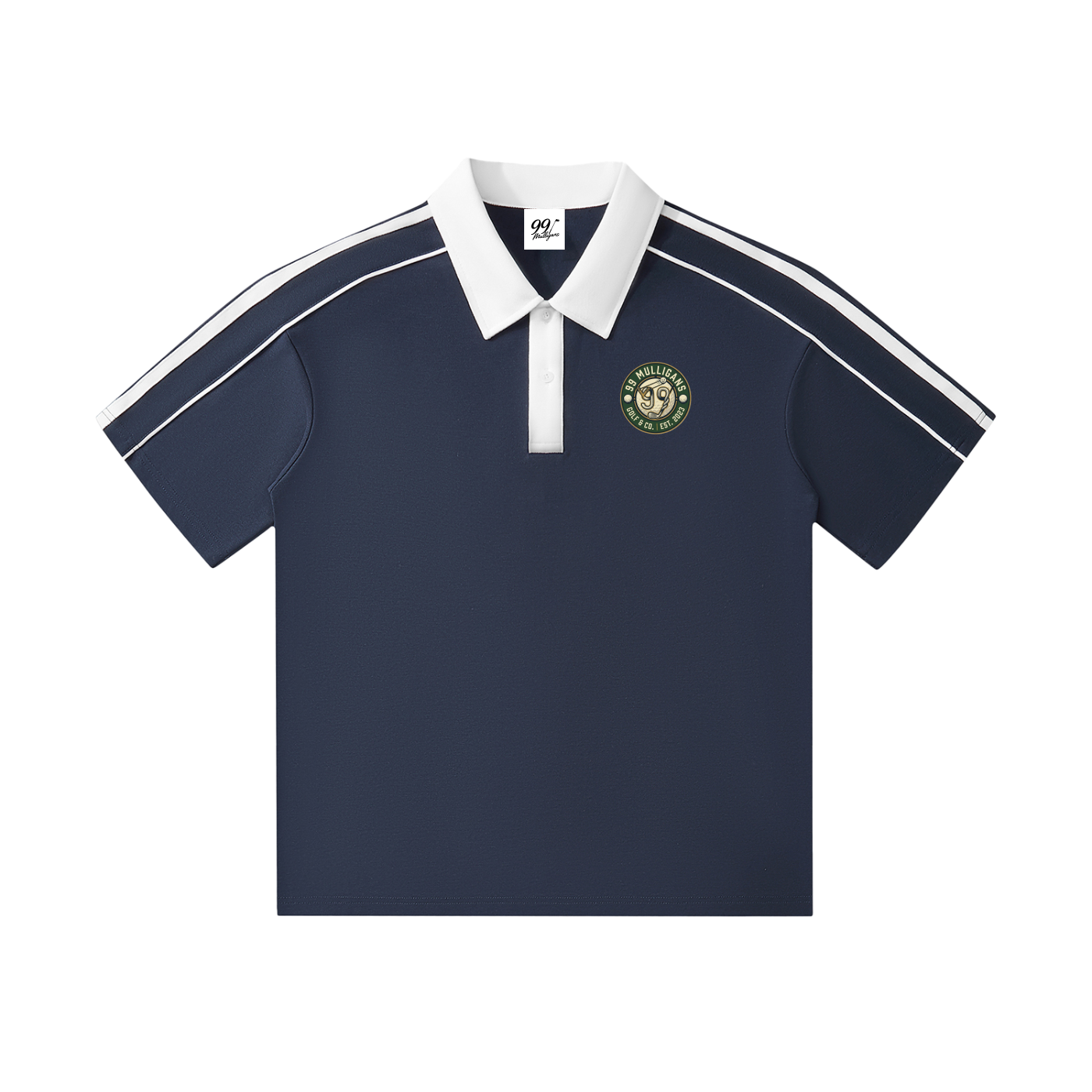 99 Mulligans Vintage Logo Casual Polo
